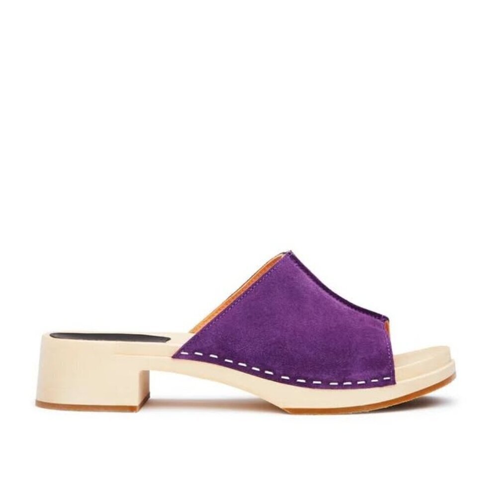 swedish hasbeens Combo Clog Color: Nero/Viola SAVE $150.00 - Picture 8 of 14